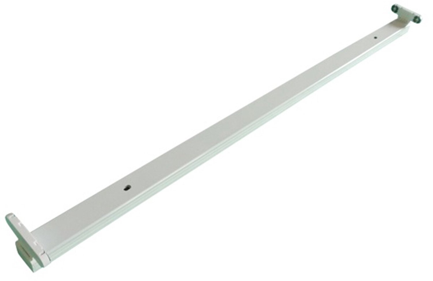 Qualu LED TL Armatuur T8 - Igia Dybolo - 120cm Dubbel - IP20 - Mat Wit - Staal