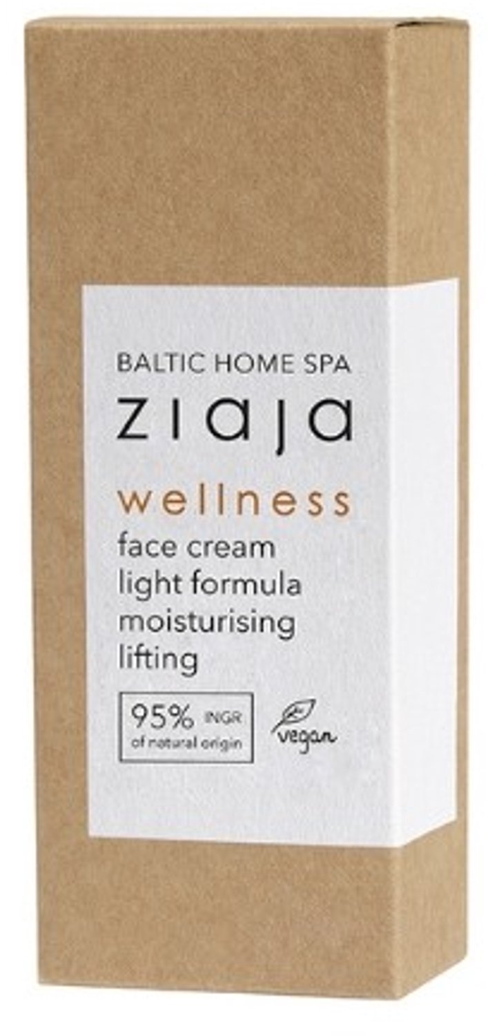 Ziaja Baltic Home Spa Wellness Moisturizing and Lifting Facial Cream Light Formula 50ml Coconut