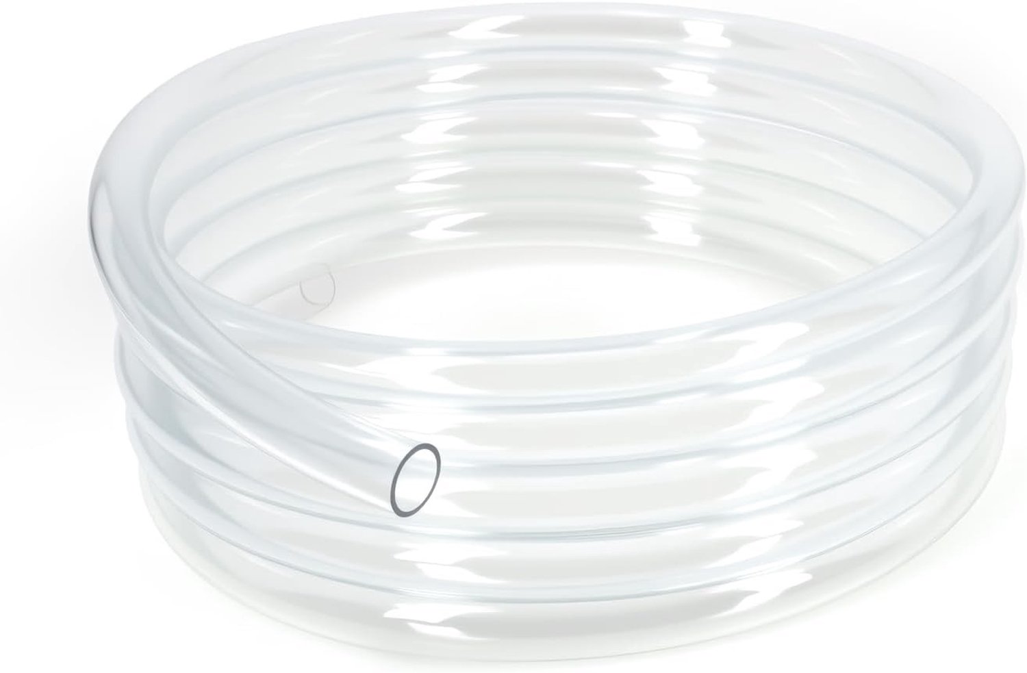 Flexibele PVC Slang 8 x 10mm, Transparante Plastic Slang 5 Meter, Dunwandige Slang voor Lage Druktoepassingen, Tuin, Watertransport en Industrie