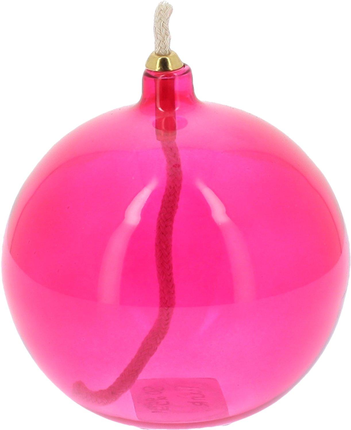 ARTYFETES - Roze glazen olielamp 10 cm