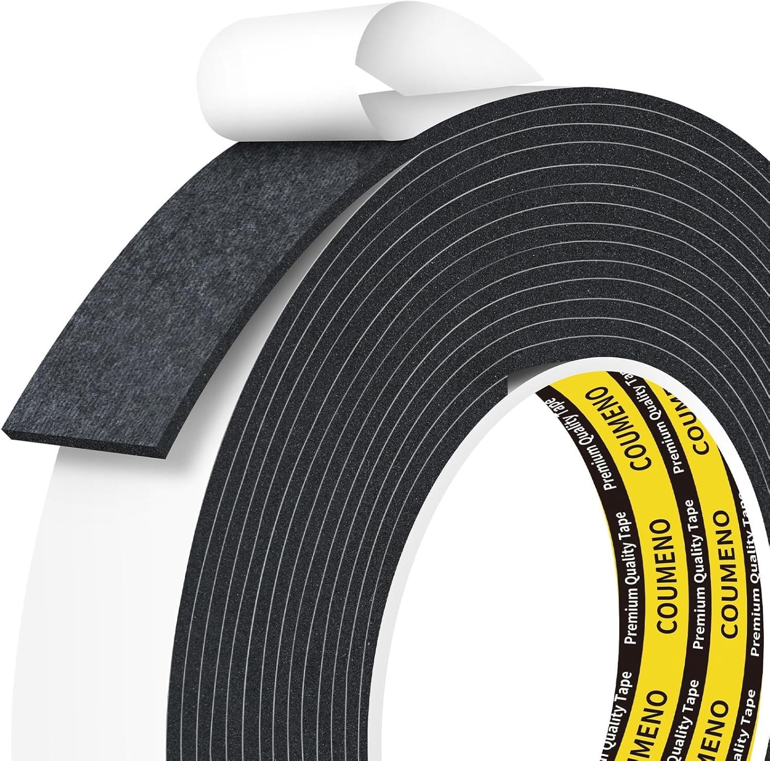 Zelfklevende Afdichtingstape Zwart 25mm x 3m - Wind- en Geluidsdicht