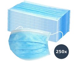Savomec® 5x50 Mondkapjes Wit Type IIR - 3-laags mondmaskers met 90-95% beschermingsgraad