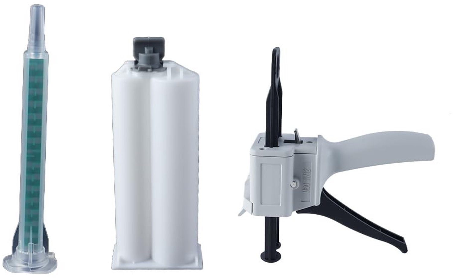 Epoxylijm 50 ml - 2:1 Mengpatroon - Gereedschapsdispenser - Chemische verbinding - Nauwkeurige menging - Professionele resultaten - Lijmpistool