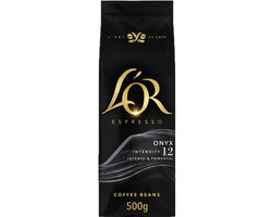L'OR Espresso Onyx Koffiebonen - Intensiteit 12/12 - 4 x 500 gram