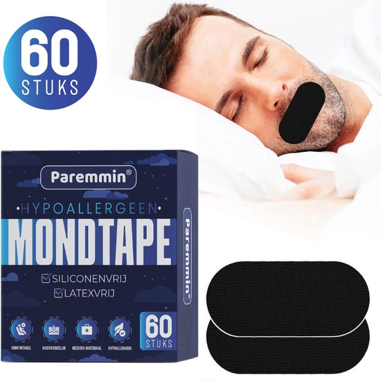 Hypoallergeen Mondtape (60 Stuks) - Anti Snurk - Mouth tape – Mondpleisters