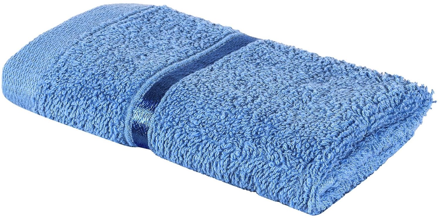 Luxe 100% Katoenen Handdoek - Blauwe Kleur - 30x30 cm