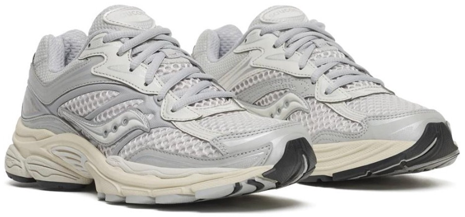 Saucony Progrid Omni 9 Quartz Eggshell Unisex Sneakers Grijs