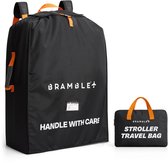 Bramble – Kinderwagen Reistas Vliegtuig Buggy Transporttas – Waterafstotend Ballistisch Nylon met Neopreen Schouderbanden – Opbergzak & ID-Venster 90 x 60 x 35cm (Zwart)