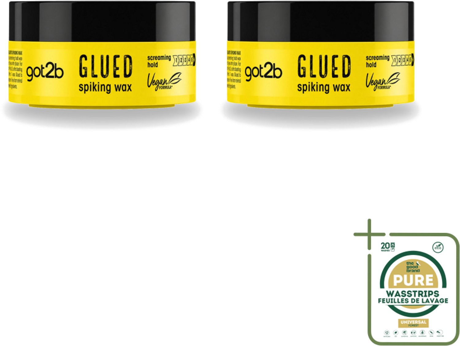 2 x Got2B - Spiking Wax - Glued - 75 ml - Wasstrips - Haarkleur - Haartypen - Haartypen - Haartypen - Haartypen