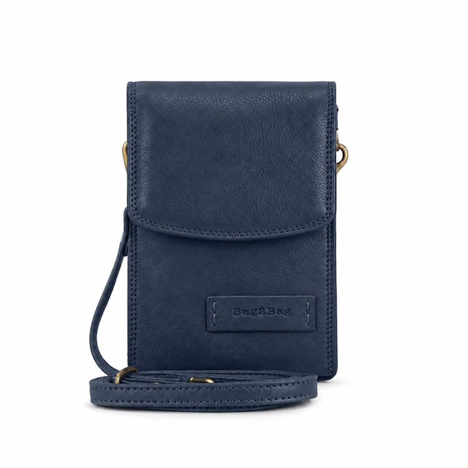 Bag2Bag Schoudertas / Heuptas / Portemonnee Yuka Blauw