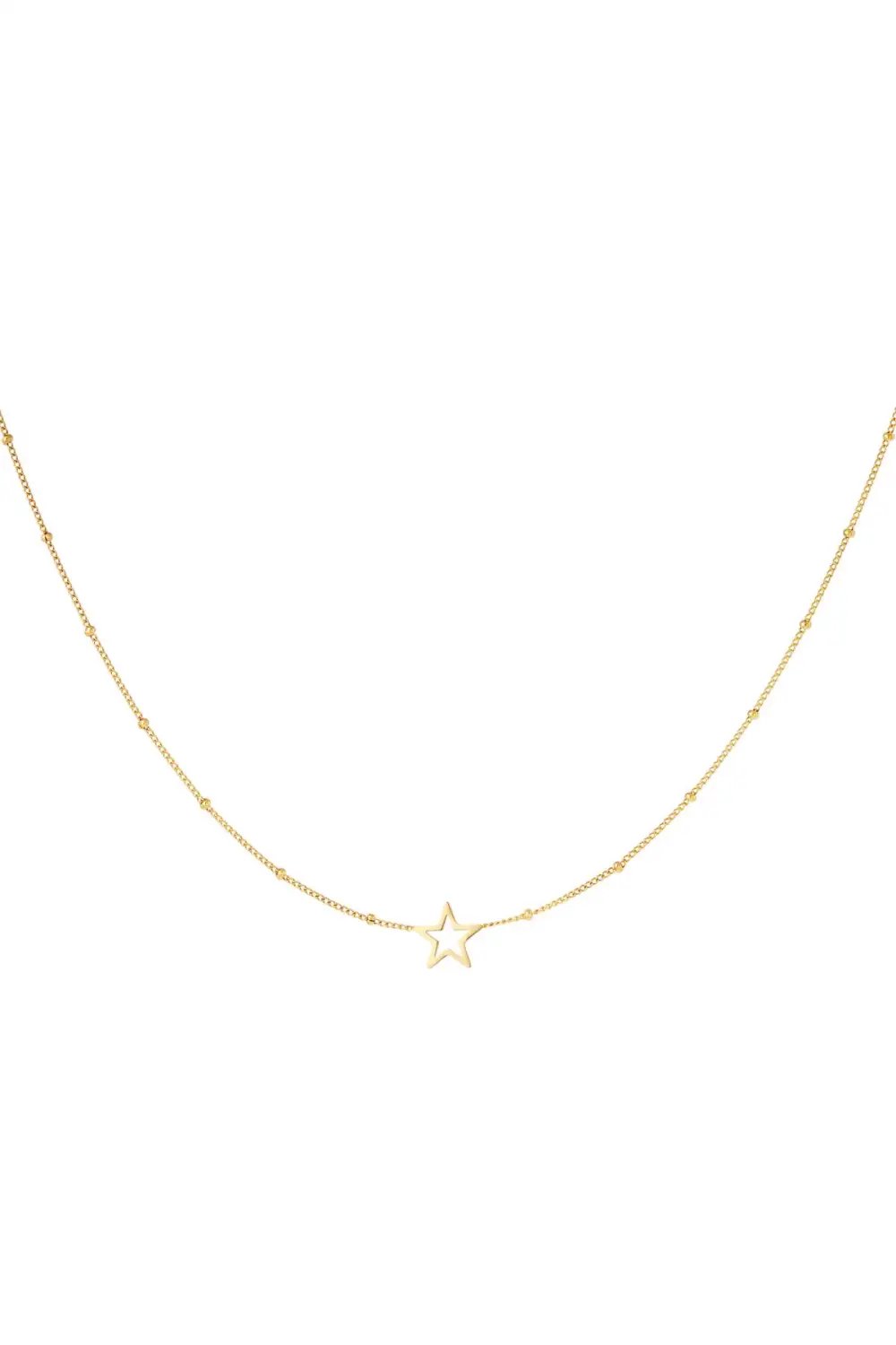 Yehwang - ketting met ster - Zilver kleurig