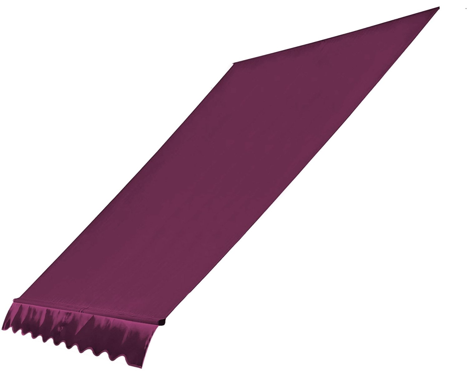 Vervangend Dak voor Balkonzonnescherm 250x130cm Bordeaux