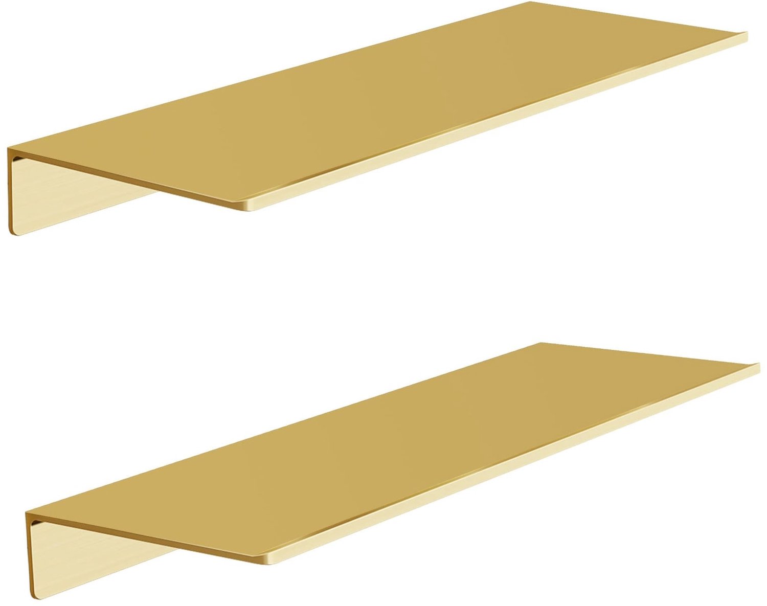 Wandrek - 40 cm - 2 stuks - Geborsteld goud