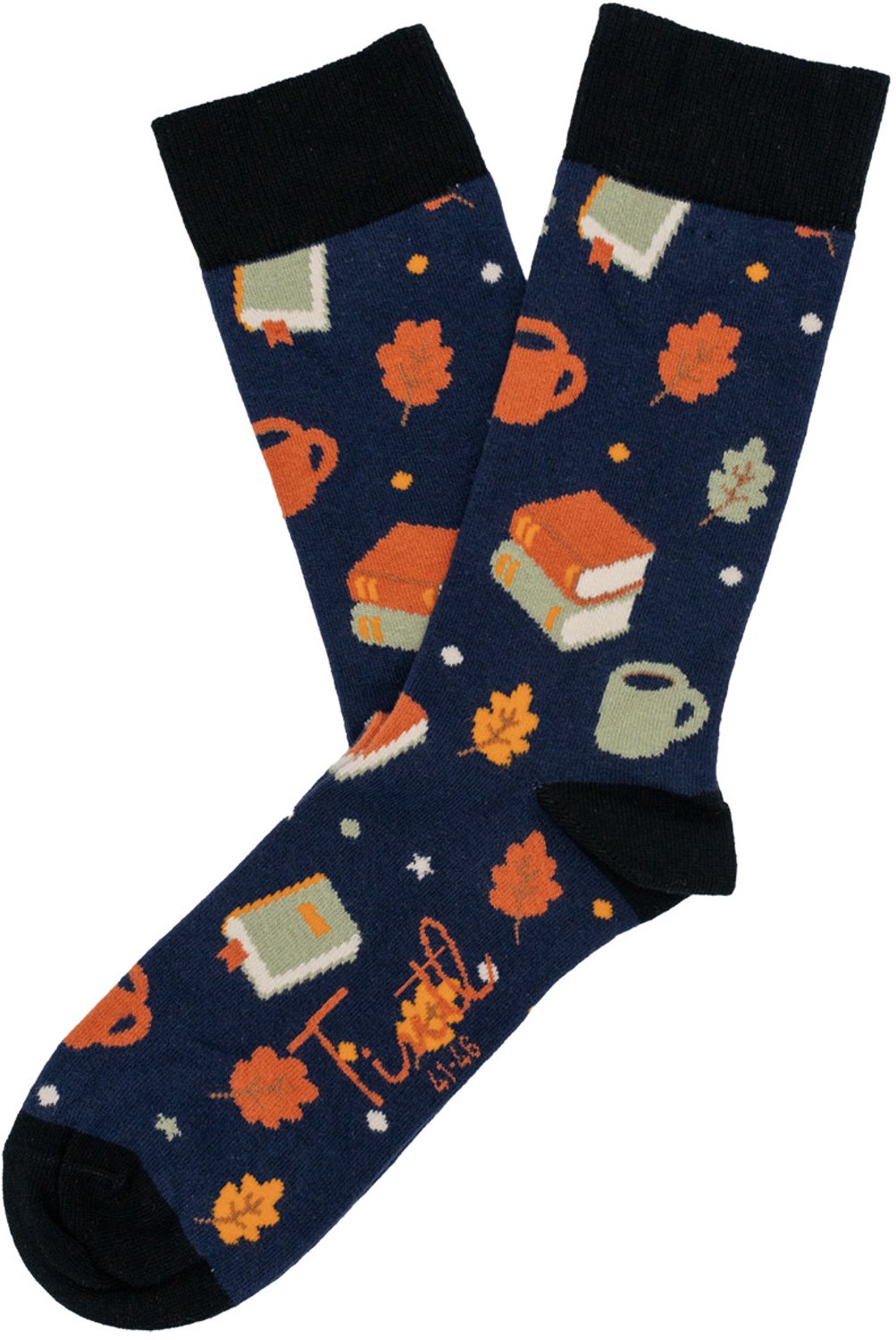 Tintl socks unisex sokken | Retro - Books (maat 41-46)