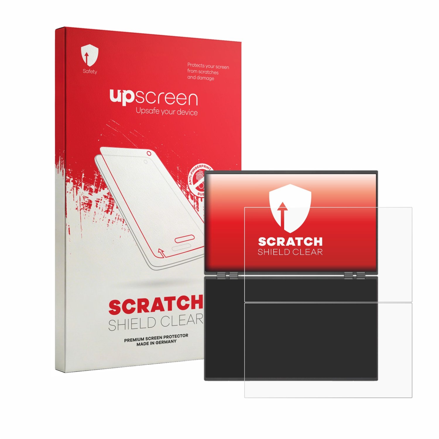 upscreen - Screenprotector voor Uperfect Delta Mega 23.8" - Folie Beschermfolie transparant