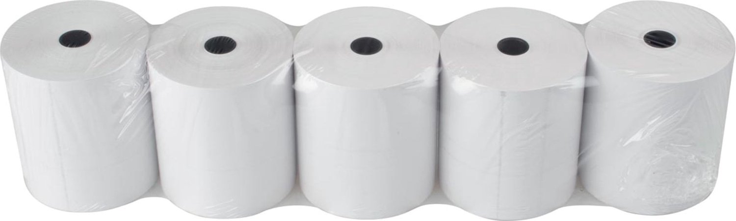 Thermorol BPA-vrij, ft 80 mm, diameter +- 69 mm, asgat 12 mm, lengte 73 meter, 5 stuks
