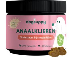 Anaalklieren Probiotica - Bij Verstopte Anaalklieren, "Sleetje rijden" en Gevoelige anus - 100% Natuurlijk - 60 snoepjes - Ondersteunt Darmgezondheid & Spijsvertering - 3.4 miljard CFU Probiotica per snoepje