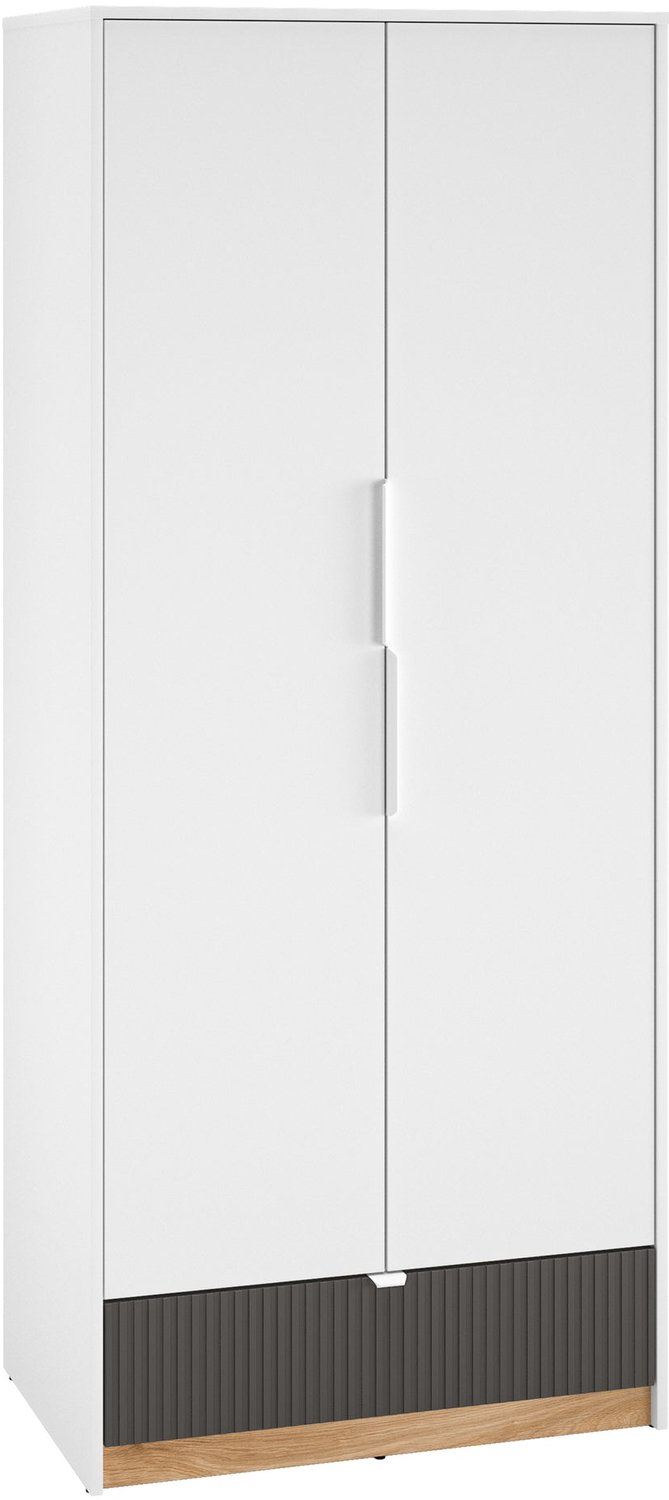 Selsey Torino – Kledingkast met 1 lade, 2-deurs, 82 cm
