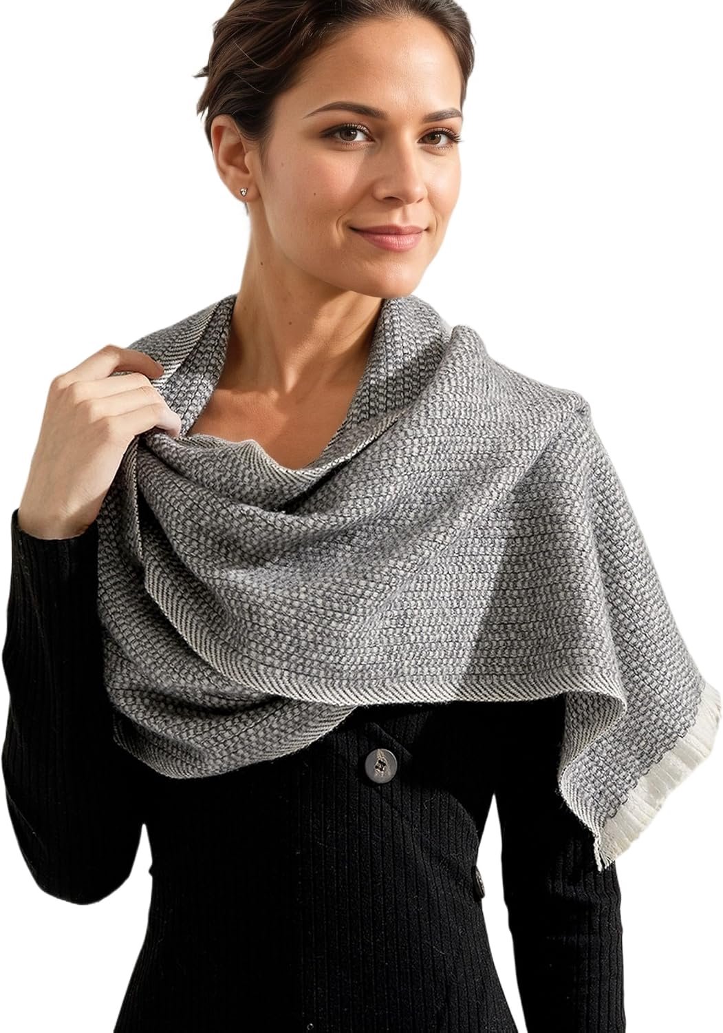 Luxe 100% Cashmere Sjaal Heren & Dames - Zacht & Warm met Franjes