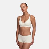 cfab - Comfortabele push-up bh - Ecru - 2XL - BH Zonder Beugel Voorgevormd - Ondergoed - Naadlos