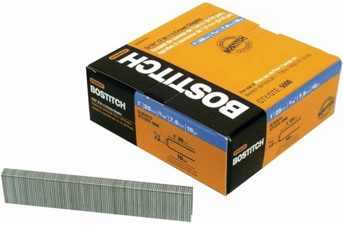 18 Gauge Nietjes voor Nietmachine - 1-1/4 Inch Breed, 5000 Stuks