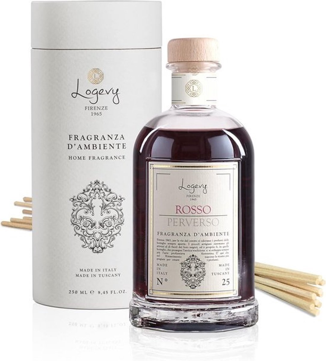 Luxe Geurstokjes - Verleidelijke Crèmegeur - 250ml - Home Fragrance Collectie
