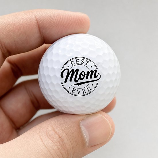 Golfballen Best Mom Ever - Moederdag Golf Cadeau - 3 stuks - Wilson - Bedrukte Golfballen van Wilson — afbeelding 5