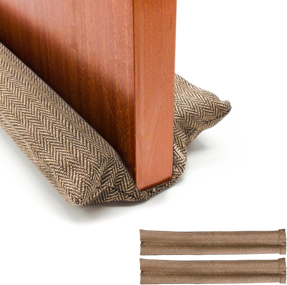 2 STUKS Tochtstoppers voor Deuren en Ramen. Herbruikbaar en Wasbaar Tochtstrip, Geluidsisolatie, Kou, Wind, Licht, Stof, Pollen, Insecten. Verstelbaar 80-90cm.