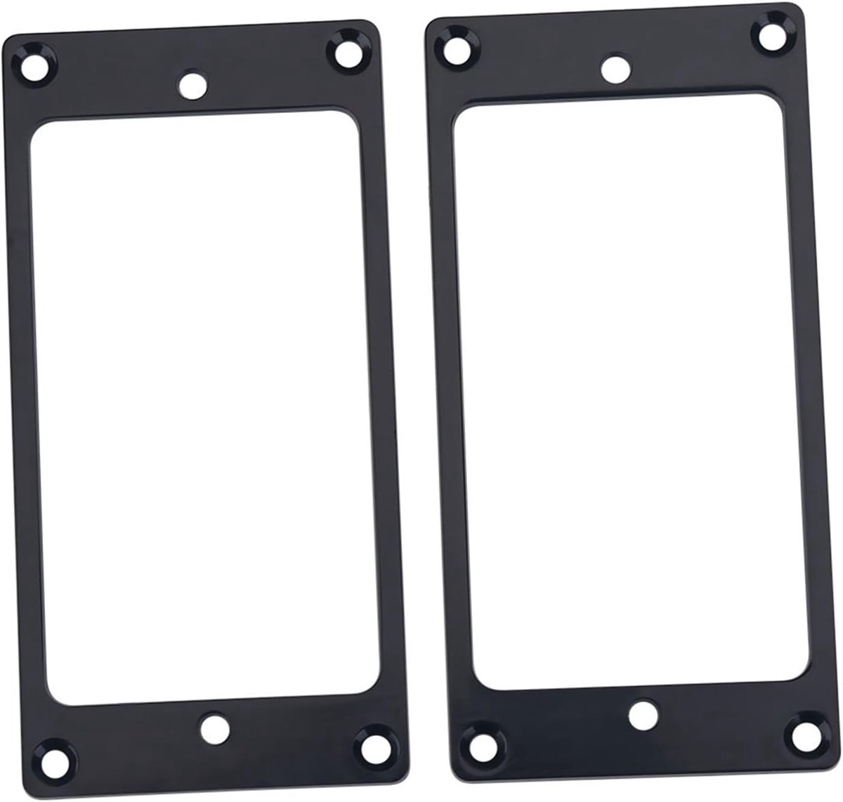 Flat Humbucker Elektrische Gitaar Pickup Bevestigingsring Set van 2 Stuks - Zwart, Voor Verbeterde Geluidskwaliteit en Stijl