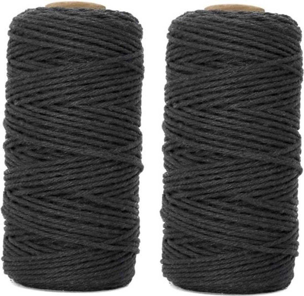 Natural Jute Twine String 2mm touw voor tuinieren Gift Inprapping Diy Crafts 100m Black Gardening