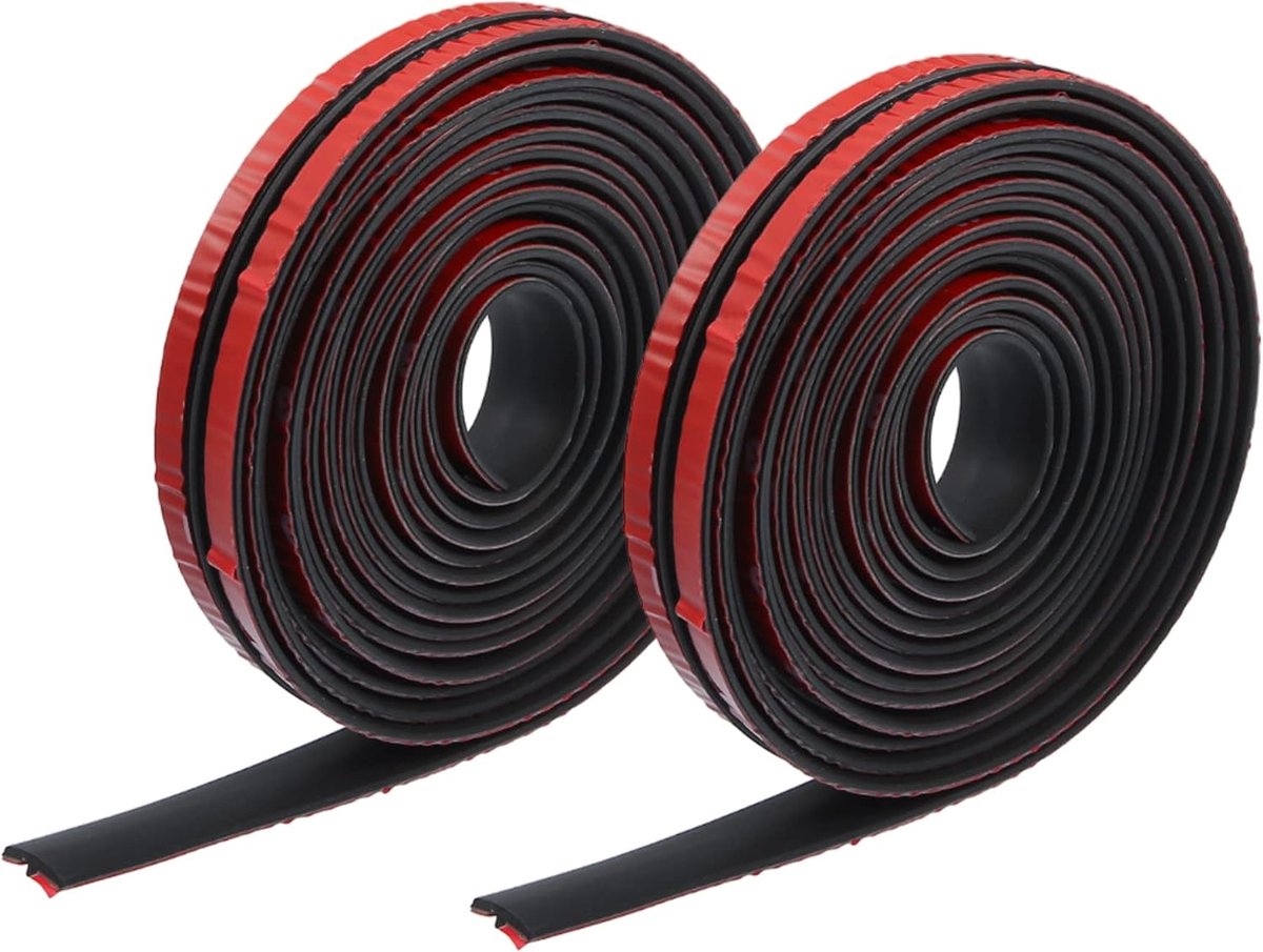 Universele Auto Weerbestendige T-vormige Windscherm Afdichtingsstrip 11.5Ft 2 Stuks