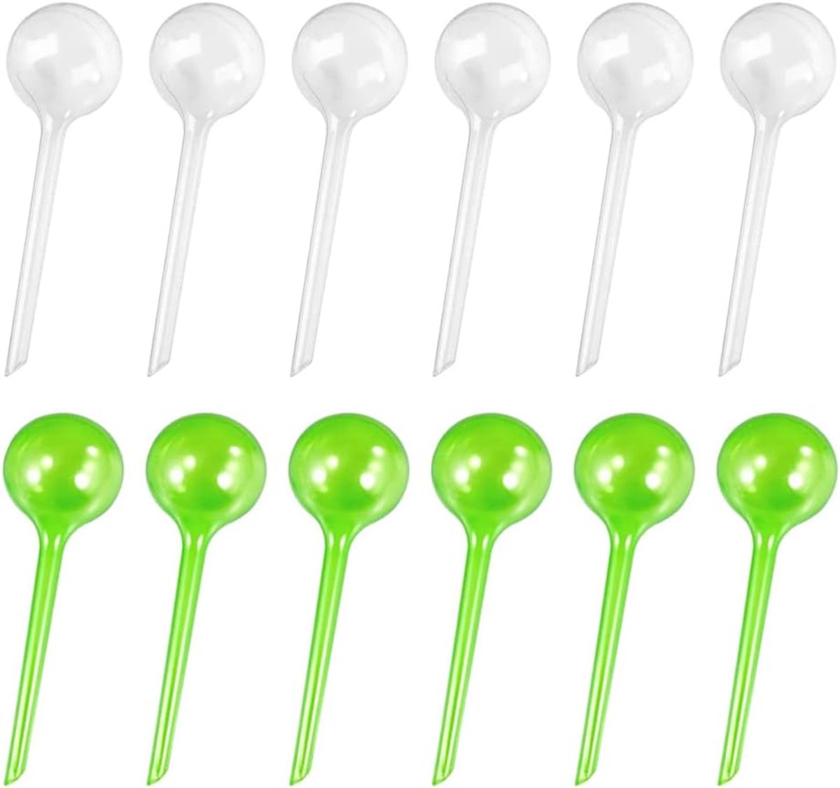 12 stuks, gietballen, potplanten, zelfbewatering, pvc, irrigatieballen, planten, irrigatie, waterdispenser voor planten, irrigatieballen voor de tuin, 13 x 5 cm