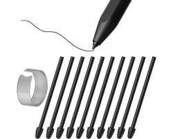(10 stuks) reservepunten voor Remarkable 1/2/marker/Marker Plus, Kindle Scribe Pen2 Pro, Boox Pen2 Pro, Boox Pen Plus, Tab X, MAX Lumi2, Note Air2, Note Air2 Plus, Note5, Nova Air C, zwart