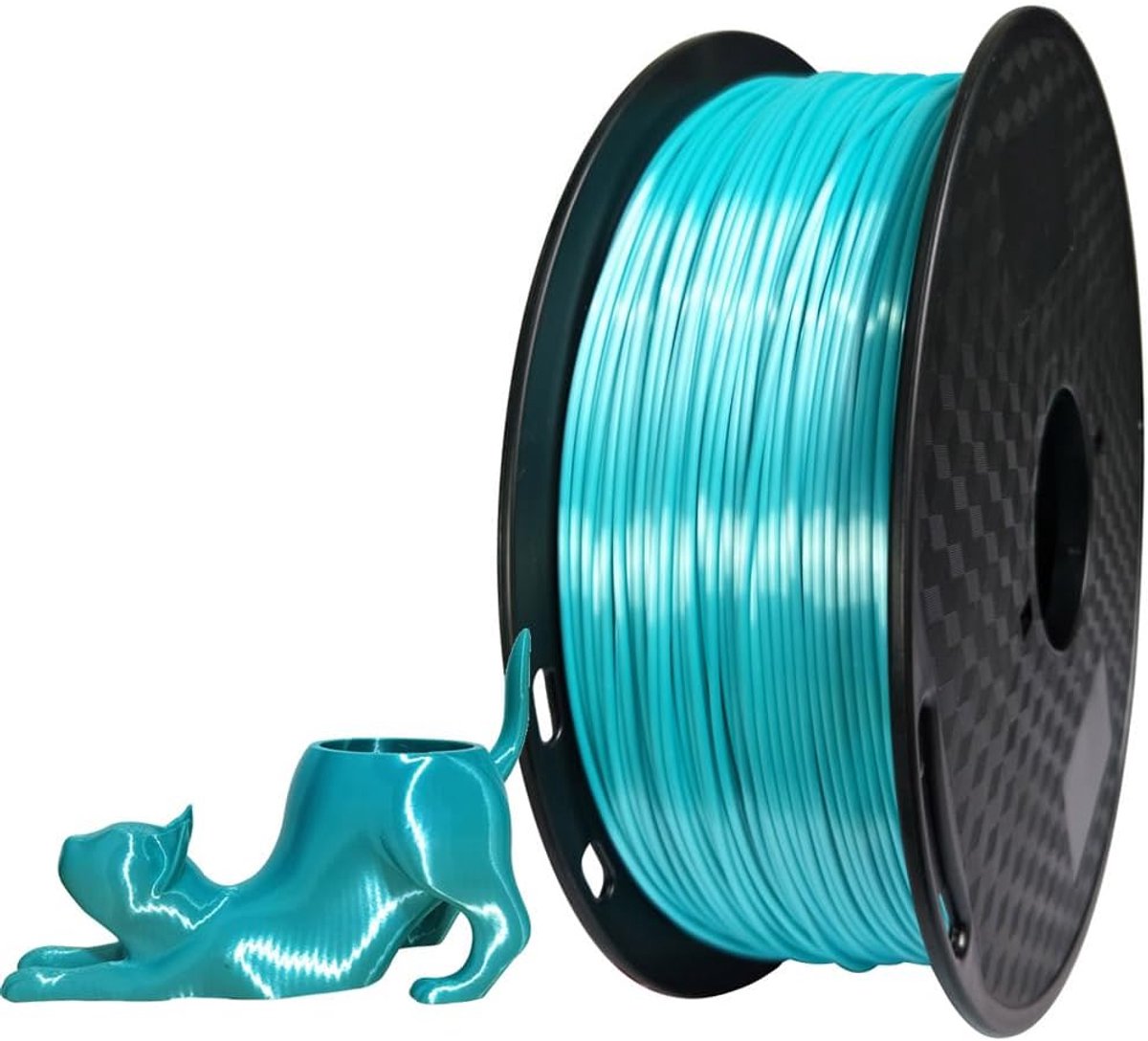 57D Zijde TPU Filament Blauw 1.75mm 1KG 3D Printmaterialen FDM Flexibele TPU Zijde Filament voor 3D Printer 57D Harder dan 95A