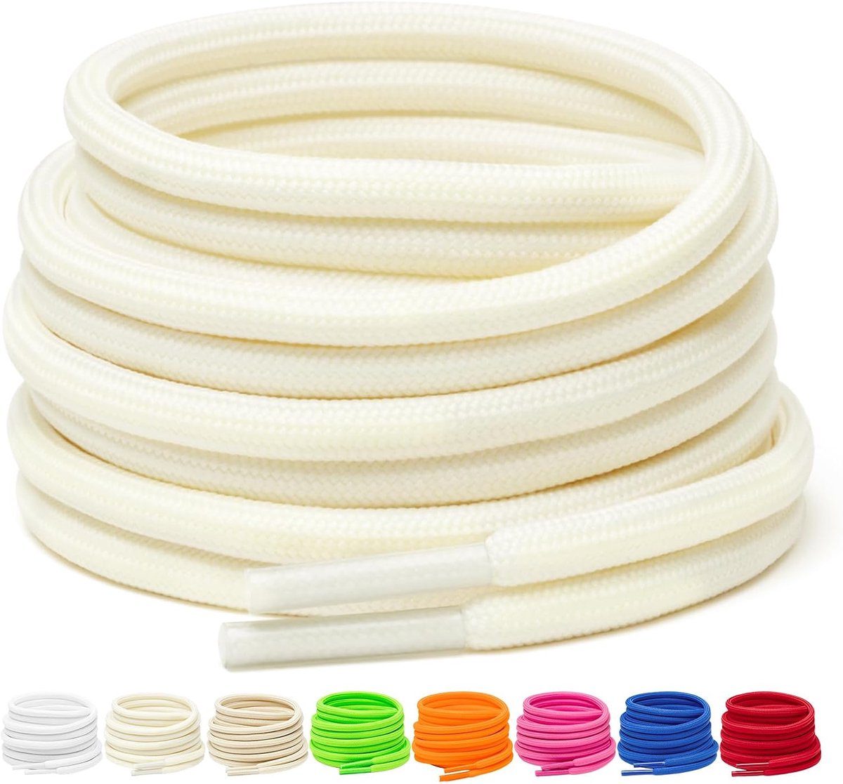 Schoenveters 4 mm veiligheidsveters voor outdoor wandelschoenen, duurzame veters voor sneakers