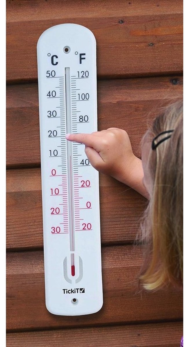 Indoor/Outdoor Thermometer - Nauwkeurig en Groot