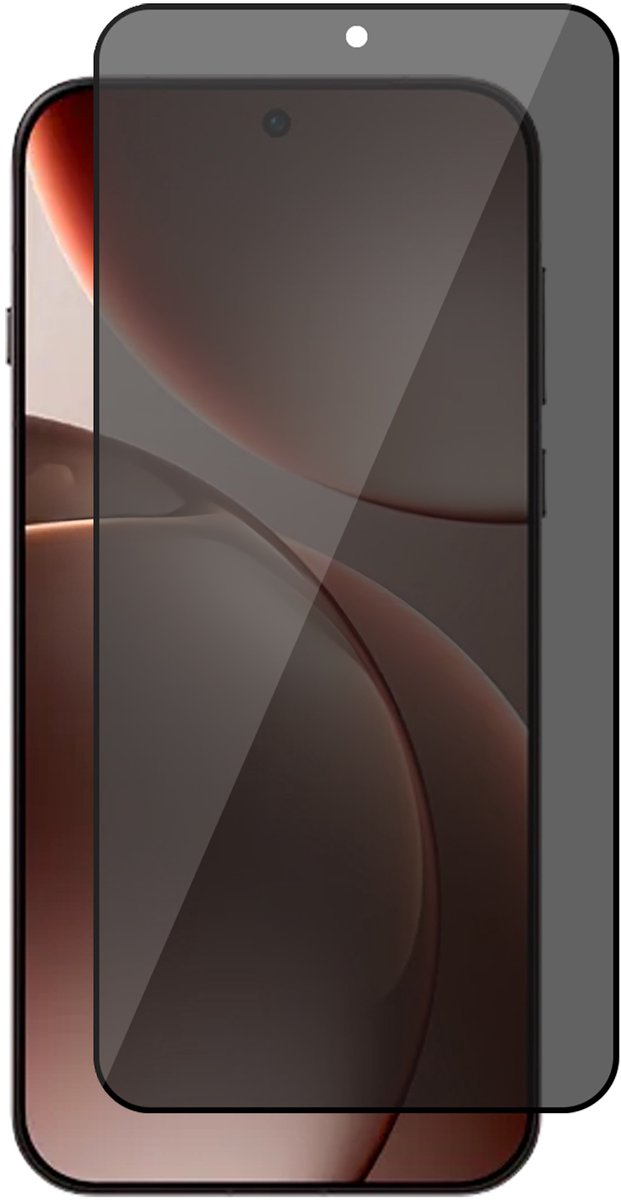 Privacy Screenprotector geschikt voor Oppo Find X9 Pro – Full Cover Gehard Glas – Anti Inkijk – Privacy Filter
