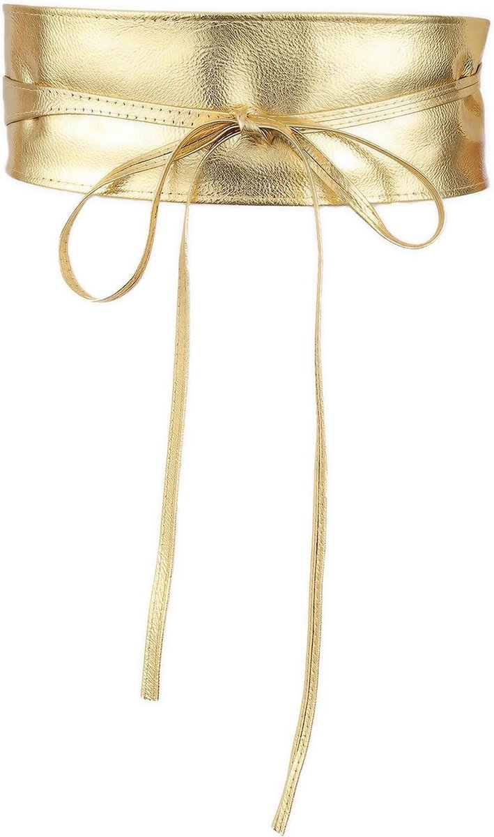 Elegante en Verstelbare Brede Leren Ceintuur voor Dames - Vintage Elastische Accessoire voor Jurken en Tops, Hoogwaardige Kwaliteit en Comfortabele Pasvorm