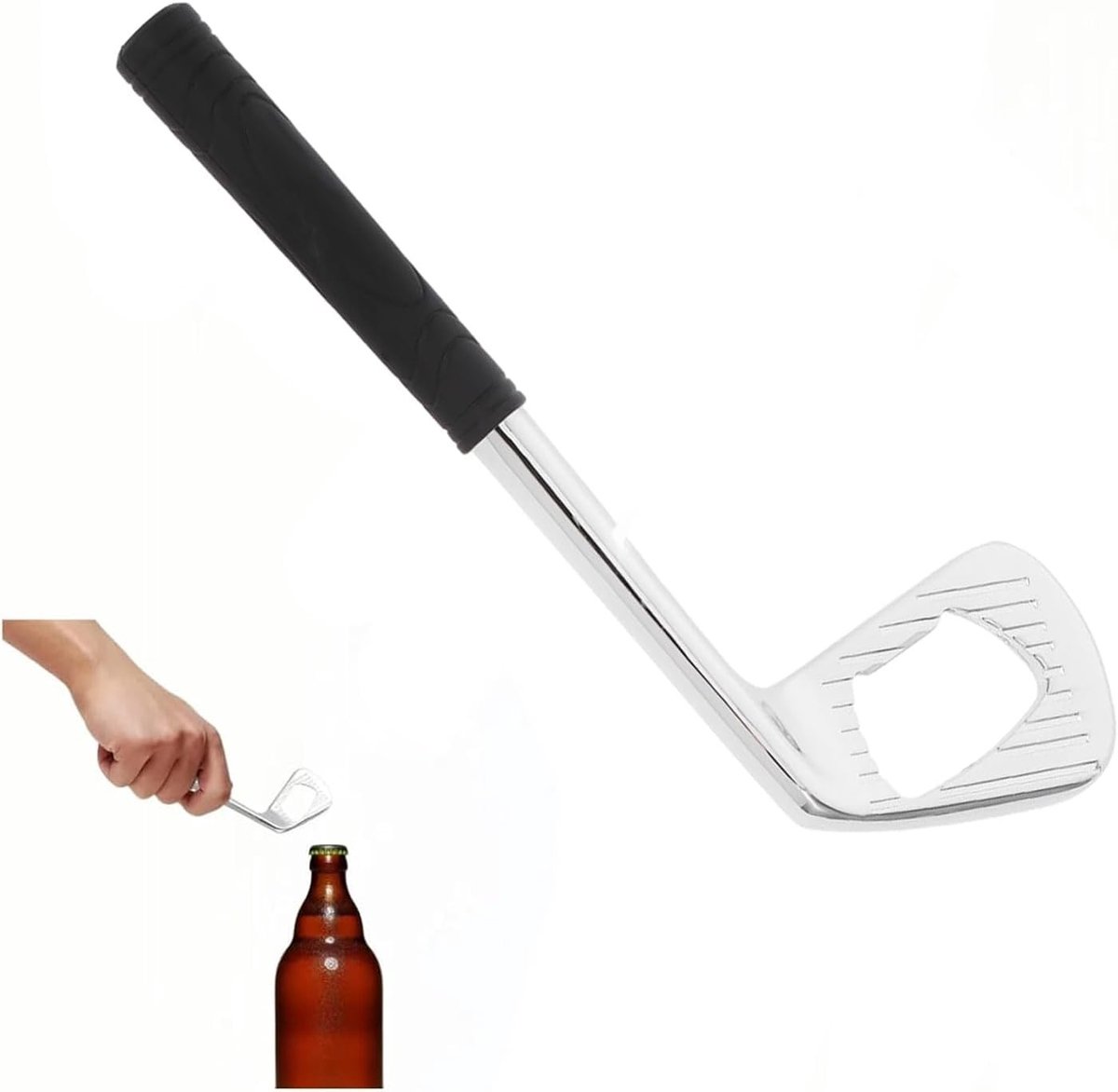 Golfclub flesopeners voor bierliefhebbers en sportfans, unieke baraccessoires voor golfliefhebbers, duurzaam en roestvrij bestendig