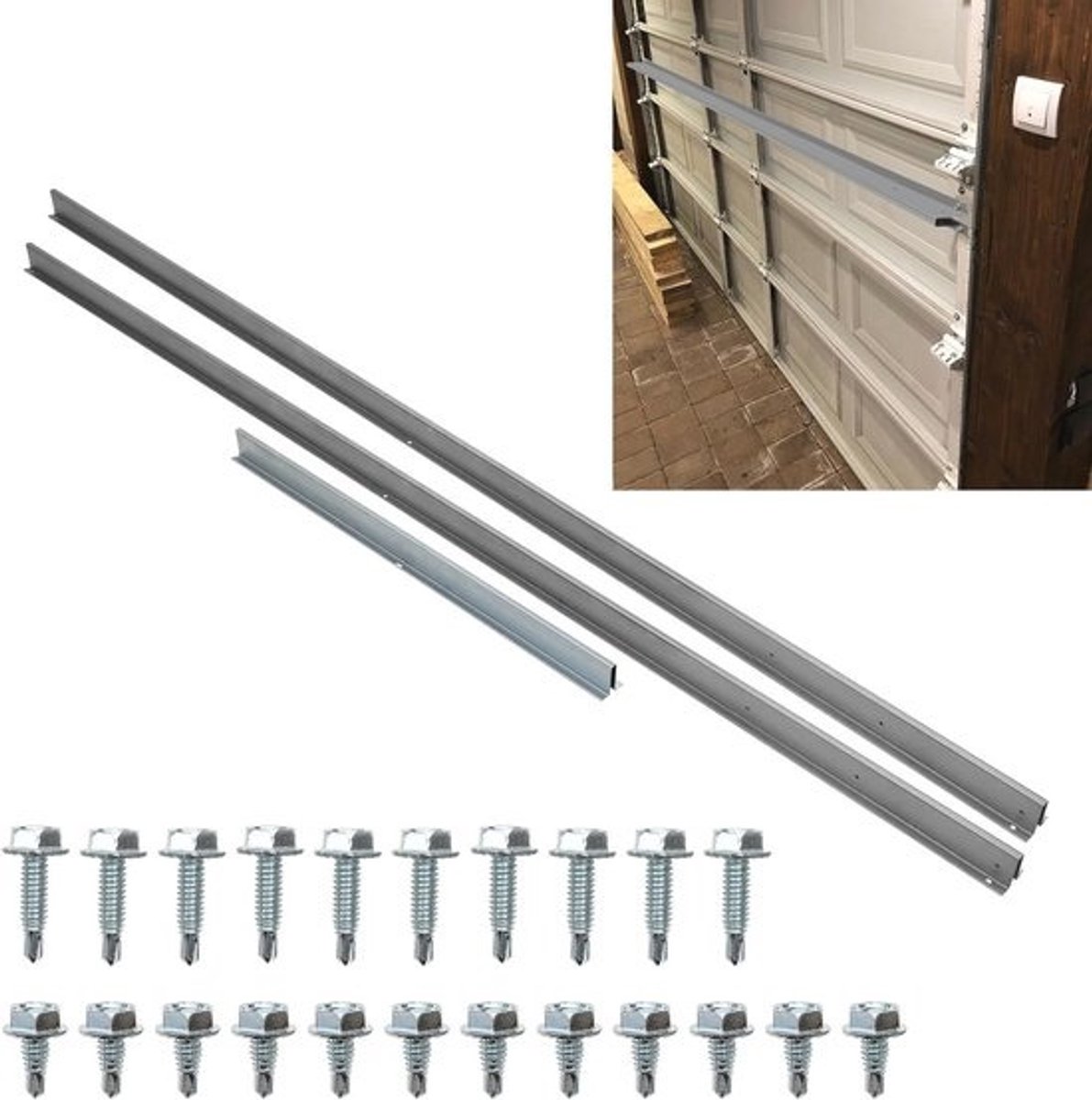 Heavy Duty Garagedeur Stut 16 Voet - Versterk en Beveilig Je Garagedeur