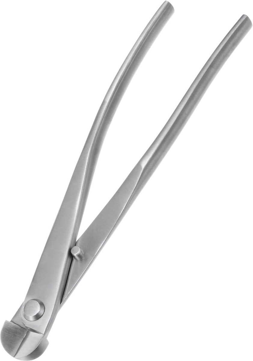 Bonsai Tool - 210 mm roestvrijstalen draadsnijder, bonsaiboomplanten, modelleringshulpmiddelen, toepassen op tuinieren snoeiknoppen/tumoren (210 mm, zilver)