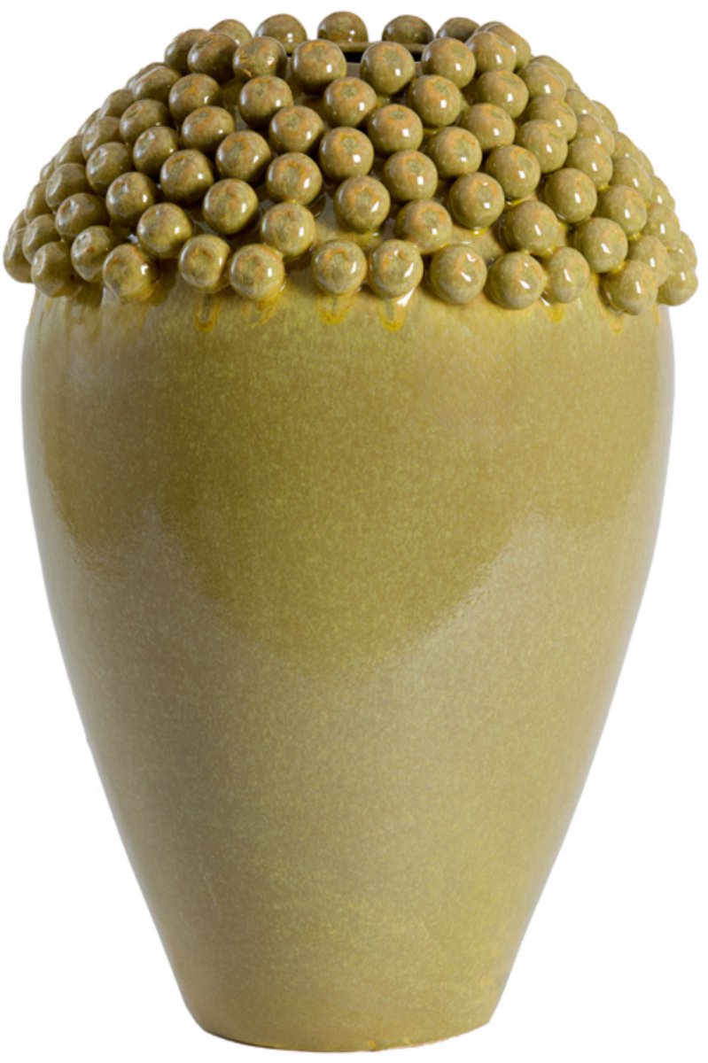 Light & Living Vaas LOVRO - Wit - 39.5x39.5x57 cm