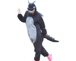 Wotogold Animal Black Dragon Pyjama Unisex Volwassen Cosplay Kostuums