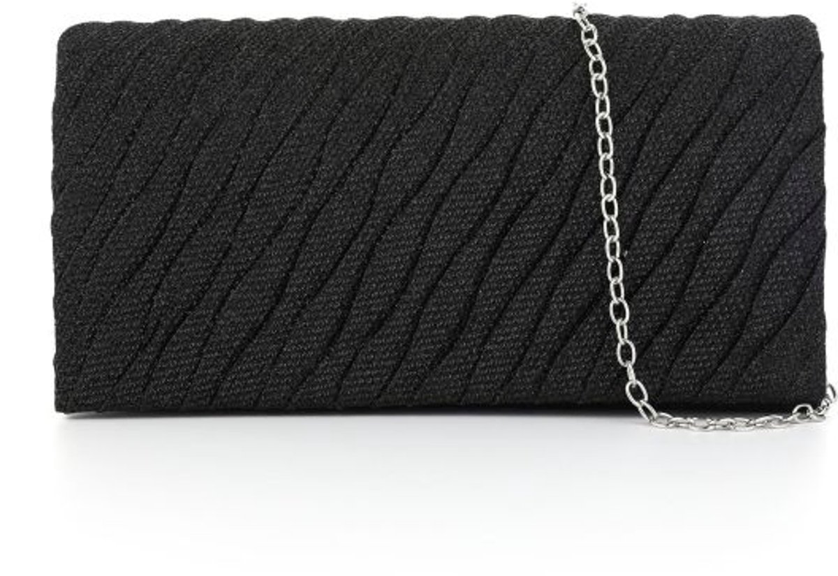 Party clutch- Zwart
