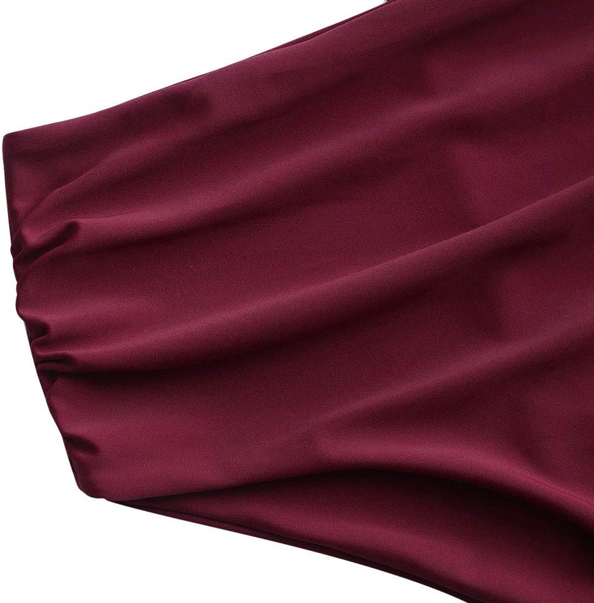 Tankini set met gevoerde schoudervullingen op de rug, hoge taille voor dames