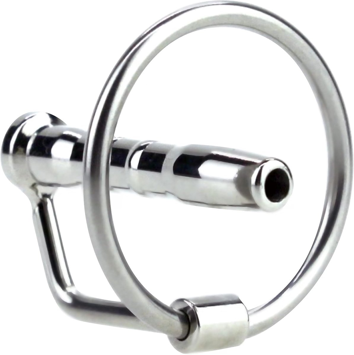 Roestvrijstalen urethrale dilator ⌀7mm penis plug seksspeeltje voor mannen sounding lengte 3,8 cm dilatoren plug voor de man urethrale dilatoren mannen holle dilator FOPS N16-31