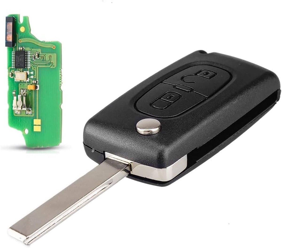Afstandsbediening ID46 voor Citroen voor Peugeot Ask 433MHZ PCF7941 HU83 CE0536