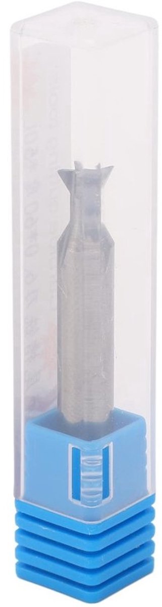 Dailygoods- Dovetailfrees 6mm - Harde Metaal Frees - Snelle Boor/Snede - 50mm Lengte - 4 Groeven - Universele Shank