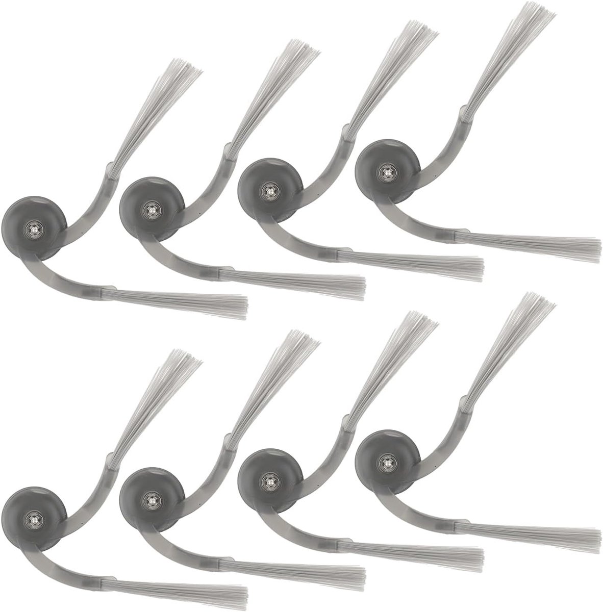 (8 stuks) QV 35A/Saros 20 vervangende zijborstels voor Roborock QV 35A/QV 35S/Q10 S5/Q10 X5/Q7 M5/QRevo Curv/S5X/5A1/5XC/QRevo S5V/QRevo Edge/S5A/Saros 10R/ Saros 10/ Saros Z70/Q7 L5