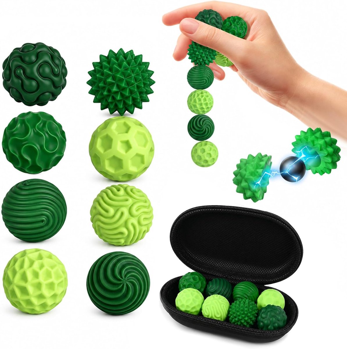 Sensorisch speelgoed, anti-stress speelgoed, magnetische fidget toys, siliconen voor volwassenen en kinderen